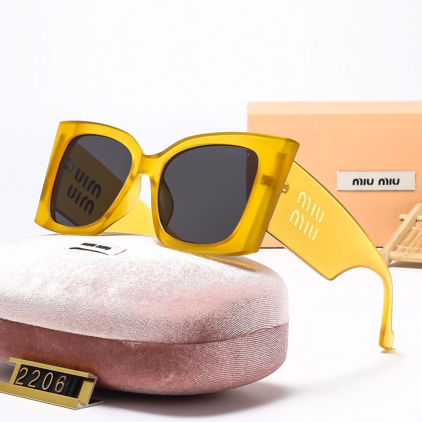 Fashion hot 7 color sunglasses 2206