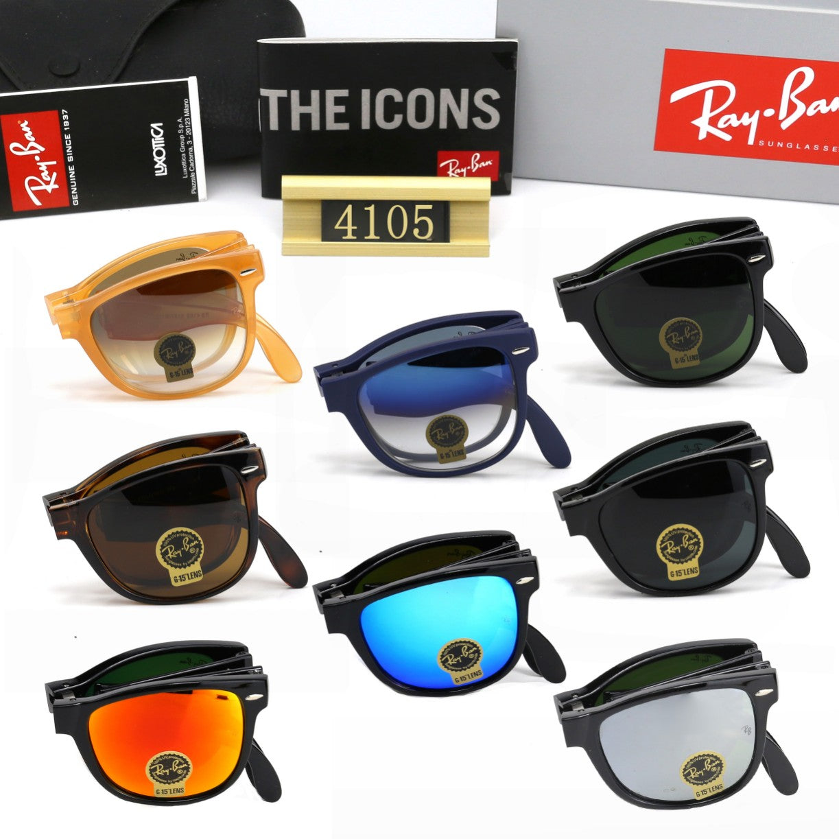 Fashion hot 8 color sunglasses4105