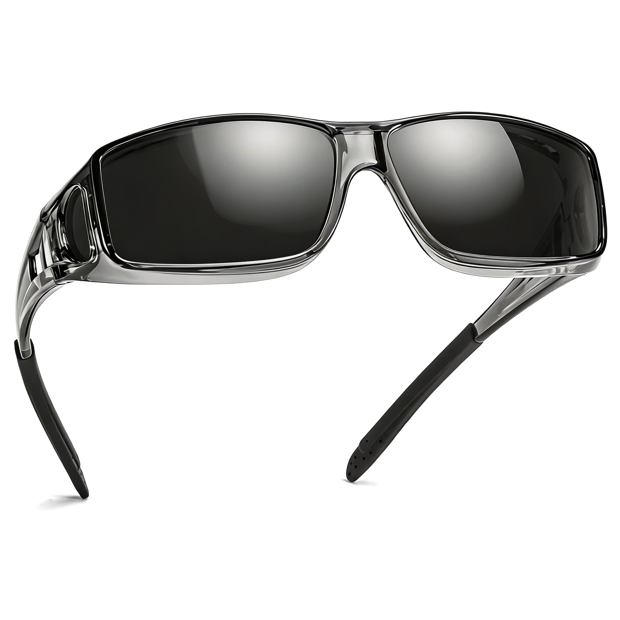 TJUTR Polarized Fit Over Glasses Sunglasses for Men Women, Wrap Around UV400 Protection Sunglasses TS2611