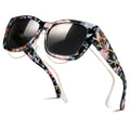 TJUTR Polarized Fit Over Glasses Sunglasses for Women, Oversized Square Sun Glasses UV400 Protection Shades for Driving