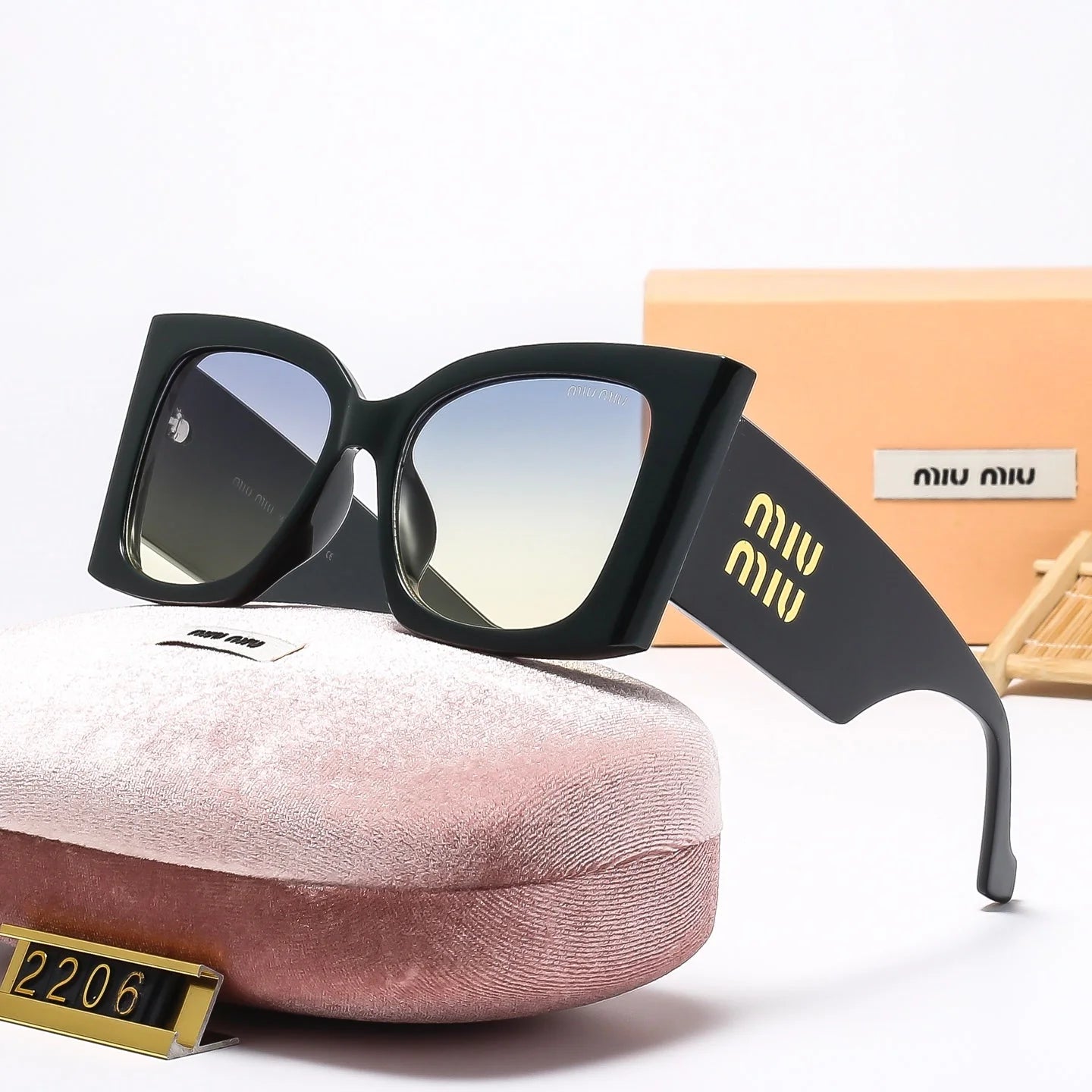 Fashion hot 7 color sunglasses 2206